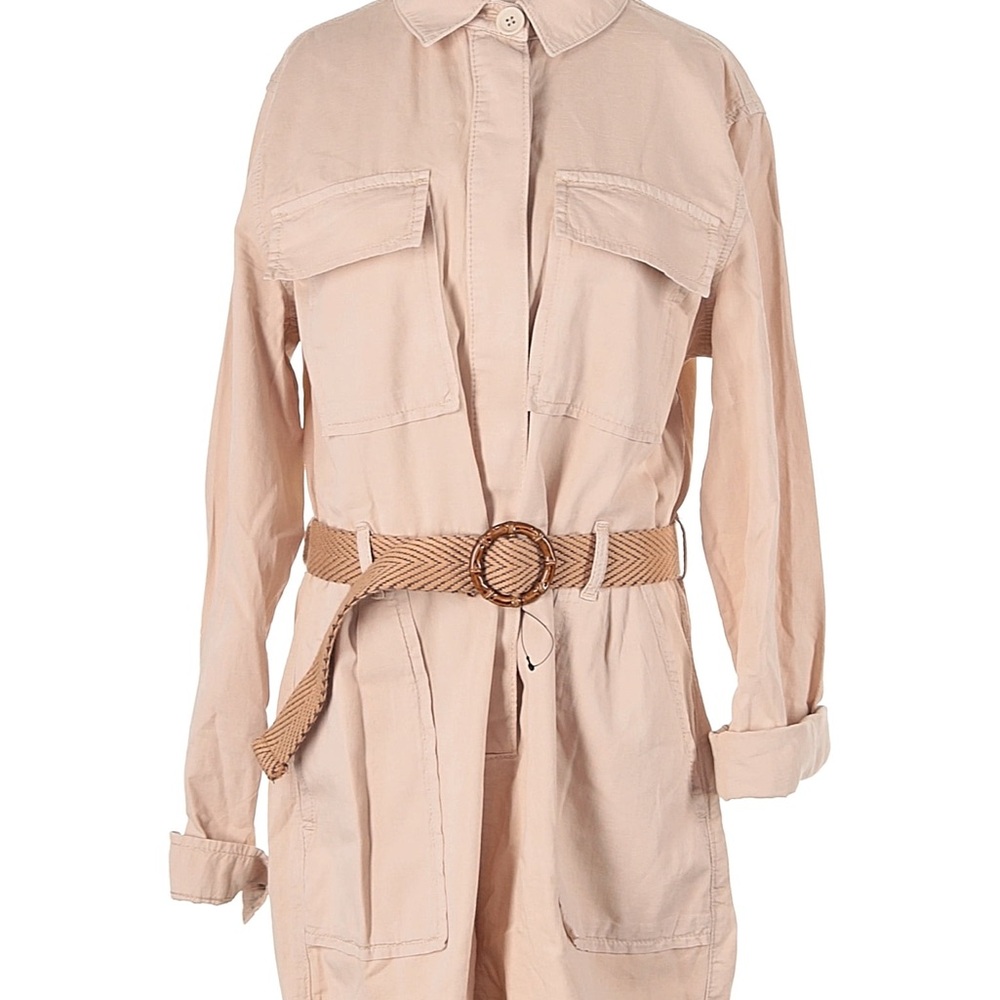 NWT Topshop size 6 Light Tan Romper with belt